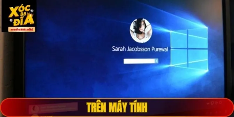 Trên máy tính